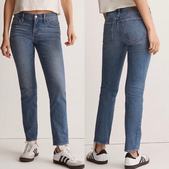 NWT Madewell The Low-Rise Perfect Vintage Jean in Marylake Wash - Picture 1 of 11